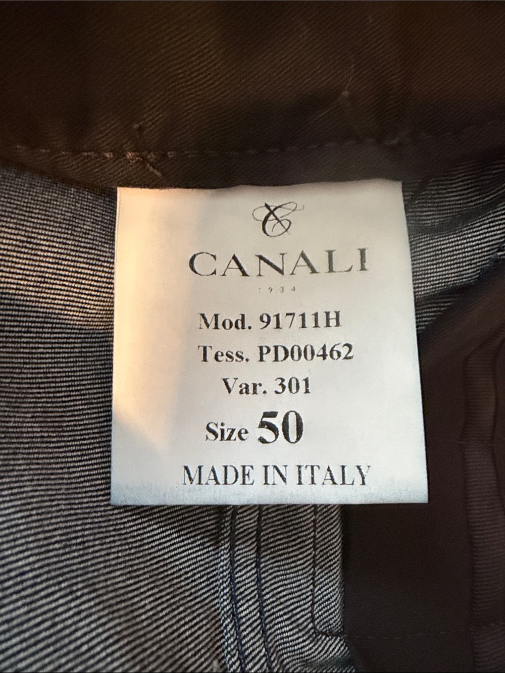 Canali Regular Fit Blue Jeans SZ 50 - Picture 6 of 7